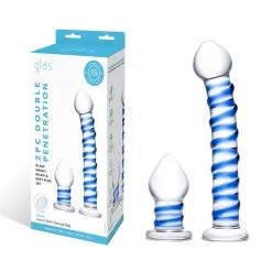 2pc Double Penetration – Ensemble De Gode En Verre – Gläs