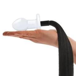 3 Horse Tail – Plug Anale En Verre Avec Queue De Cheval – Gläs -Pour couple boutique 3 Horse Tail Plug Anale en Verre avec Queue de Cheval Glas 4