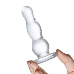 4 Glass Butt Plug – Gode En Verre – Gläs -Pour couple boutique 4 Glass Butt Plug Gode en Verre Glas 4