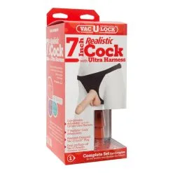 7 Inch Realistic Cock – Ultra Harness – Harnais Vac-U-Lock – Doc Jonhson