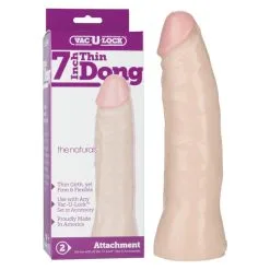 7 Inch Thin Dong – The Natural – Gode Vac-U-Lock – Doc Jonhson