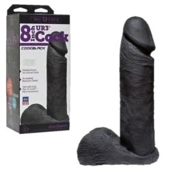 8 Inch Cock – UltraSkyn – Code Black – Vac-U-Lock – Doc Jonhson