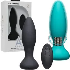 A-Play Experienced Rimmer Silicone Anal Plug – Plug Anale – Billes Rotatives à Distance – Doc Jonhson
