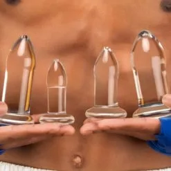 Anal Dilatators Set – Ensemble De Plugs Anales En Verre – B-Vibe -Pour couple boutique Anal Dilatators Set Ensemble de Plugs Anales en Verre B Vibe 3