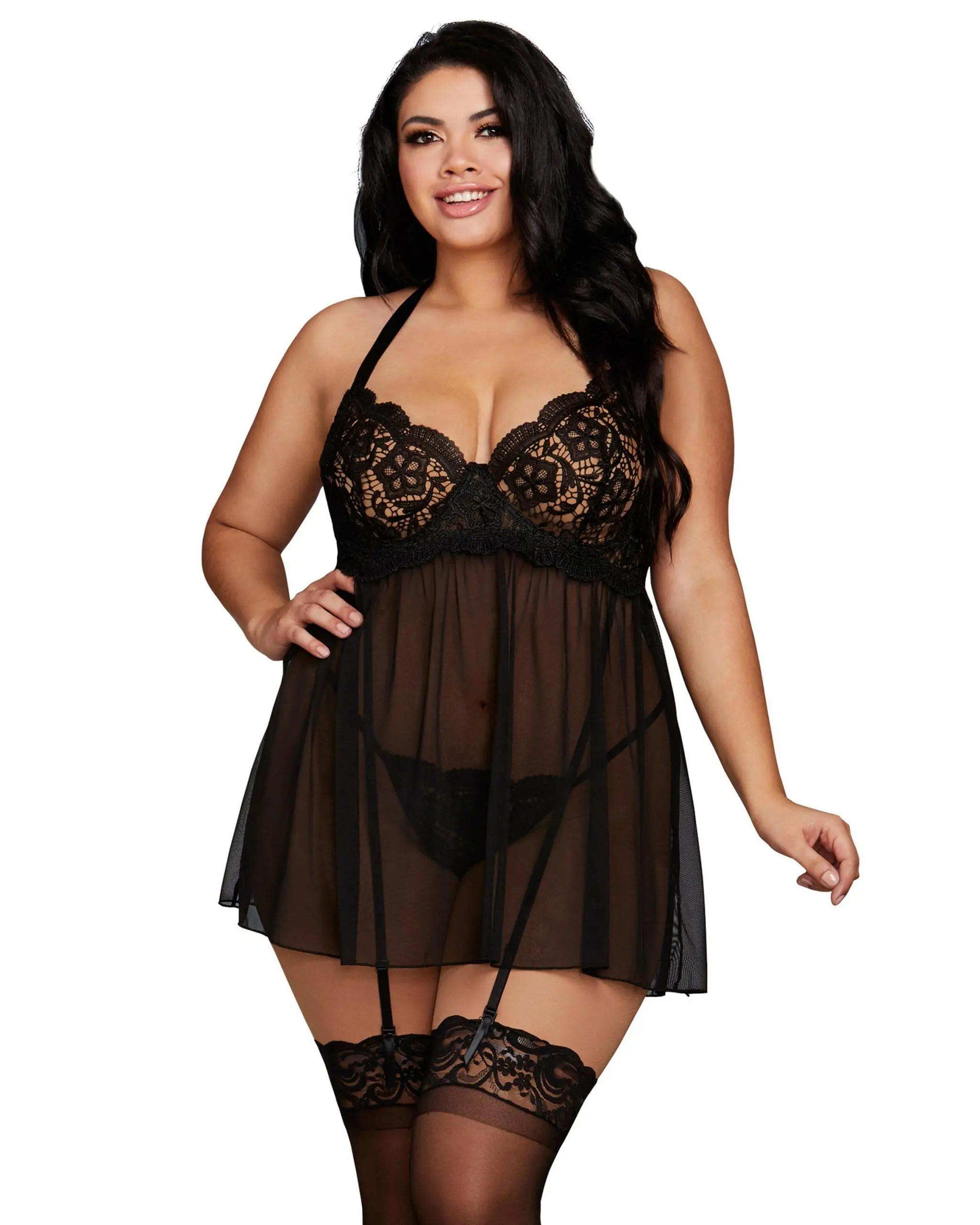Babydoll – 11456X – Grande Taille – Dreamgirl 2 Babydoll – 11456X – Grande Taille – Dreamgirl – Image 2