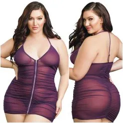 Babydoll Avec Zipper – DG11517X – Grande Taille – Dreamgirl