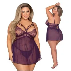 Babydoll En Dentelle – 12467X – Grande Taille – Dreamgirl