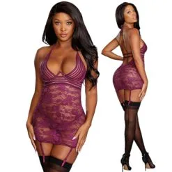 Babydoll En Dentelle Fleurie – 11843 – Dreamgirl