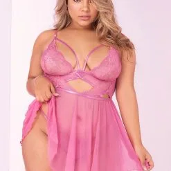 Babydoll En Mesh – 7480X – Grande Taille – Mapalé 8 Babydoll En Mesh – 7480X – Grande Taille – Mapalé -Pour couple boutique Babydoll en Mesh 7480X Grande Taille Mapale 4 1