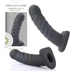 Banx Ribbed Black – Nexus Collection – Gode Creux – Sportsheets