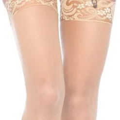Bas Cuisse Avec Dentelle – 1011Q – Grande Taille – Leg Avenue -Pour couple boutique Bas 10111 Leg Avenue 1 4