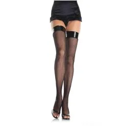 Bas Résille Avec Bande En Vinyle – 8291 – Leg Avenue