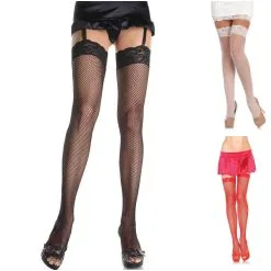 Bas Résille Avec Dentelle – 9027 – Leg Avenue