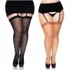 Bas Transparent – 1001Q – Taille Plus – Leg Avenue