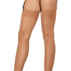 Bas Transparent Avec Couture Et Bande Opaque – 0007 – Dreamgirl -Pour couple boutique Bas Transparent avec Couture et Bande Opaque 0007 Dreamgirl 5