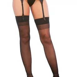 Bas Transparent Avec Couture Et Bande Opaque – 0007 – Dreamgirl -Pour couple boutique Bas Transparent avec Couture et Bande Opaque 0007 Dreamgirl 6 1