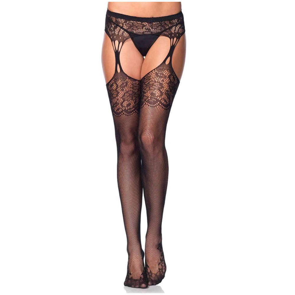 Bas Avec Jarretelles En Dentelle – 1103 – Leg Avenue 1 Bas Avec Jarretelles En Dentelle – 1103 – Leg Avenue