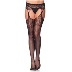 Bas Avec Jarretelles En Dentelle – 1103 – Leg Avenue