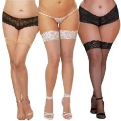 Bas En Filet – 0001X – Grande Taille – Dreamgirl