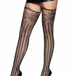 Bas En Filry Avec Porte-jarretelles Attaché – 1955 – Leg Avenue -Pour couple boutique Bas en Filry avec Porte jarretelles Attache 1955 Leg Avenue 5 scaled 1