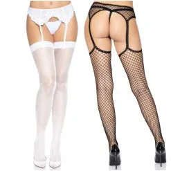 Bas En Résille Kylie Avec Porte-Jaretelles – 1956 – Leg Avenue