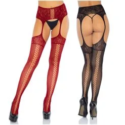 Bas En Résille Sia Avec Porte-Jaretelles – 1781 – Leg Avenue