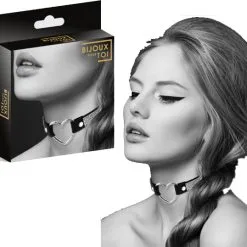 Collier Fetish Avec Coeur Et Strass – Bijoux Pour Toi