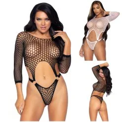 Body Avec Bretelles à Manches Longues – 89289 – Leg Avenue