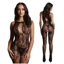 Bodystocking à Encolure Croisée – 023 – Le Désir