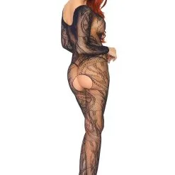 Bodystocking En Dentelle Tourbillonnante – 89108 – Leg Avenue -Pour couple boutique Bodystocking en Dentelle Tourbillonnante 891081 Leg Avenue 1 1