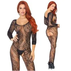 Bodystocking En Dentelle Tourbillonnante – 89108 – Leg Avenue