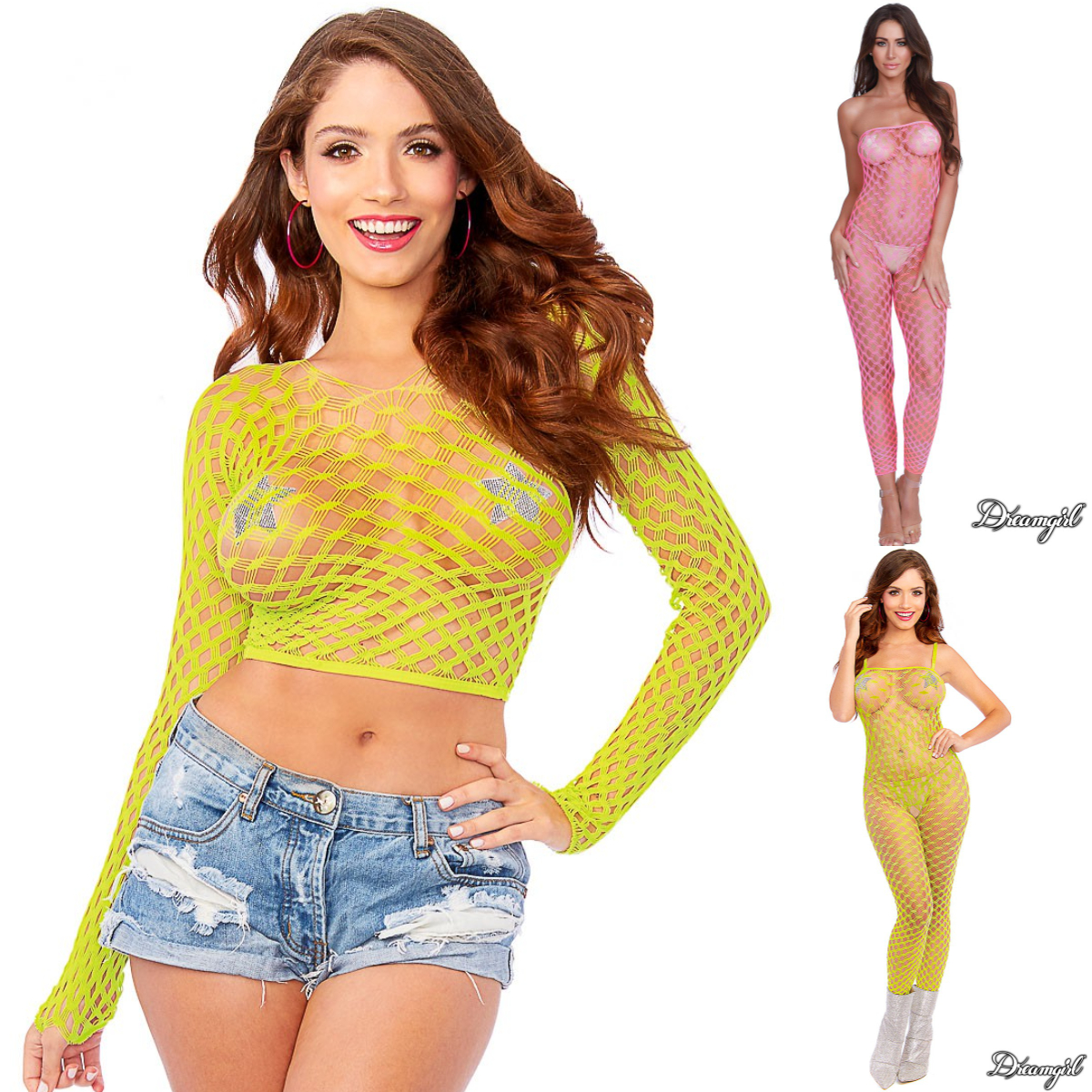 Bodystocking En Gros Filet – 0322N – Dreamgirl 1 Bodystocking En Gros Filet – 0322N – Dreamgirl