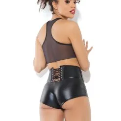 Booty Short Taille Haute – 21230 – Coquette -Pour couple boutique Booty Short Taille Haute 21230 Coquette 3 scaled 1