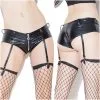 Booty Short En Wetlook Avec Zipper – 988 – Coquette