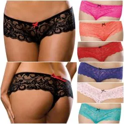 Boyshort Ouvert – 7177X – Taille Plus – Dreamgirl