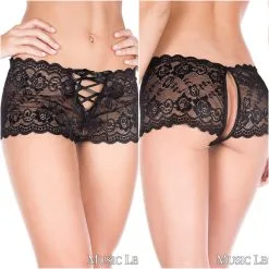 Boyshort En Dentelle – 10018X – Grande Taille – Music Legs