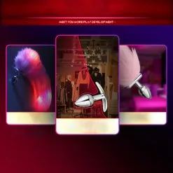 Butt Plug With LED Tail – Plug Anale Avec Queue Lumineuse – Ego Driven -Pour couple boutique Butt Plug with LED Tail Plug Anale avec Queue Lumineuse Ego Driven 3