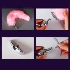 Butt Plug With LED Tail – Plug Anale Avec Queue Lumineuse – Ego Driven -Pour couple boutique Butt Plug with LED Tail Plug Anale avec Queue Lumineuse Ego Driven 5