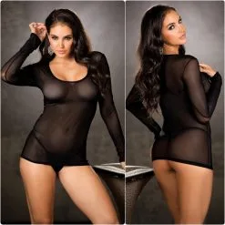 Chemise En Maille à Manche Longue – 2168 – Shirley Of Hollywood