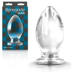 Clear Bishop – Plug Anale XL En Verre – Renegade Glass
