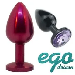 Anodized Butt Plug Medium – Plug Anale Avec Bijou – Ego Driven
