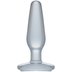 Butt Plug Medium – Crystal Jellies – Plug Anale – Doc Jonhson -Pour couple boutique Crystal Jellies Medium Butt Plug Clear 2