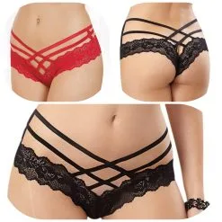 Culotte En Dentelle Avec Sangles – 1412 – Dreamgirl