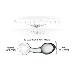 Culus – Glass Star #107 – Plug Anale En Verre -Pour couple boutique Culus Glass Star Gode en Verre 3