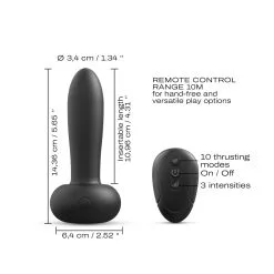Deep Thrust – Plug Anale Avec Action De Poussée – Marc Dorcel -Pour couple boutique Deep Thrust Plug Anale avec Action de Poussee Marc Dorcel 3