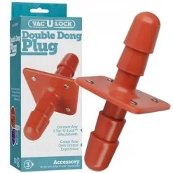 Double Dong Plug â Accessoire Vac-U-Lock â Doc Jonhson