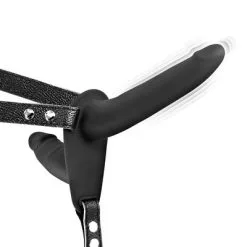 Double Strap-On Vibrating – Harnais Pour Elle Vibrant Rechargeable – FetishTentation -Pour couple boutique Double Strap On Vibrating Harnais pour Elle Vibrant Rechargeable FetishTentation 1