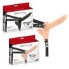 Double Strap-On Vibrating – Harnais Pour Elle Vibrant Rechargeable – FetishTentation