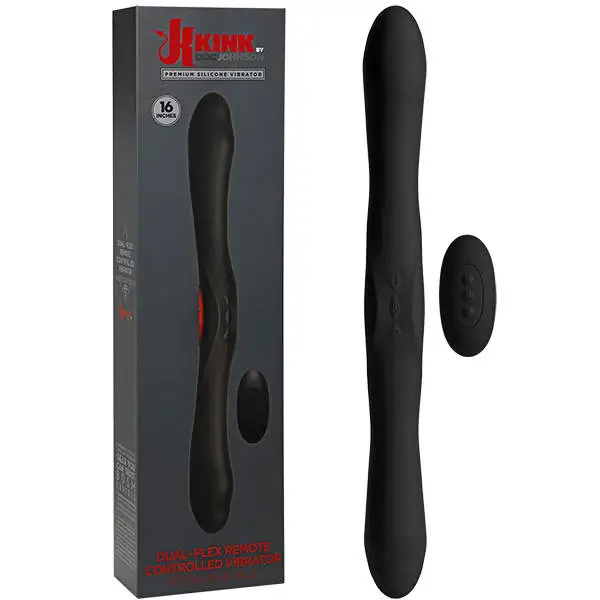 Dual-Flex Remote Controlled Vibrator – Gode Double Vibrant à Distance – Kink.com 1 Dual-Flex Remote Controlled Vibrator – Gode Double Vibrant à Distance – Kink.com