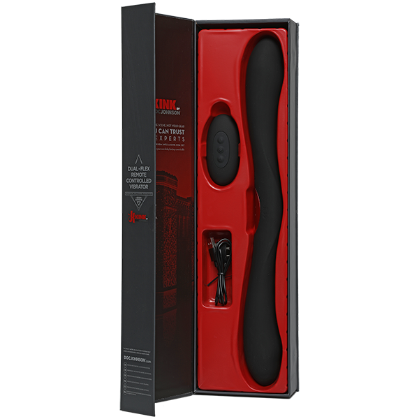 Dual-Flex Remote Controlled Vibrator – Gode Double Vibrant à Distance – Kink.com 5 Dual-Flex Remote Controlled Vibrator – Gode Double Vibrant à Distance – Kink.com – Image 5